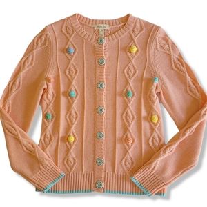 Matilda Jane Dream Chasers Lookin' Peachy Cardigan Size 8